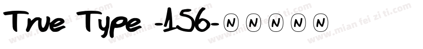 True Type -156字体转换